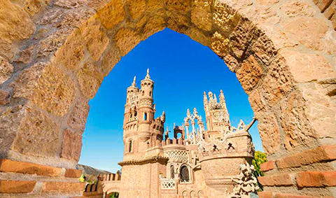 Zamek Colomares w Benalmadena