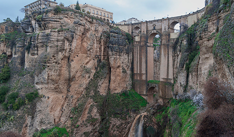 Nowy most, Ronda, Malaga.